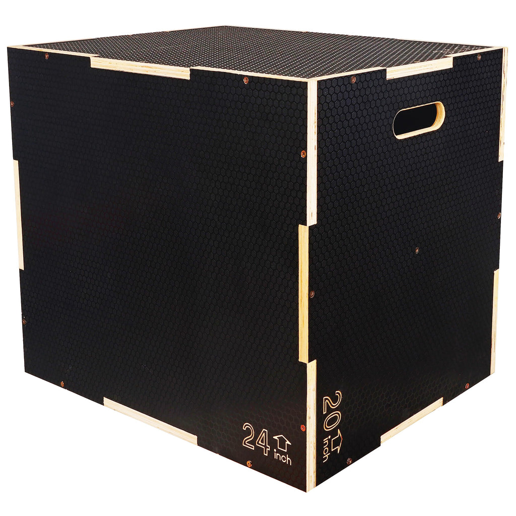 3 in 1 Non-Slip Wooden Plyo Box W593305