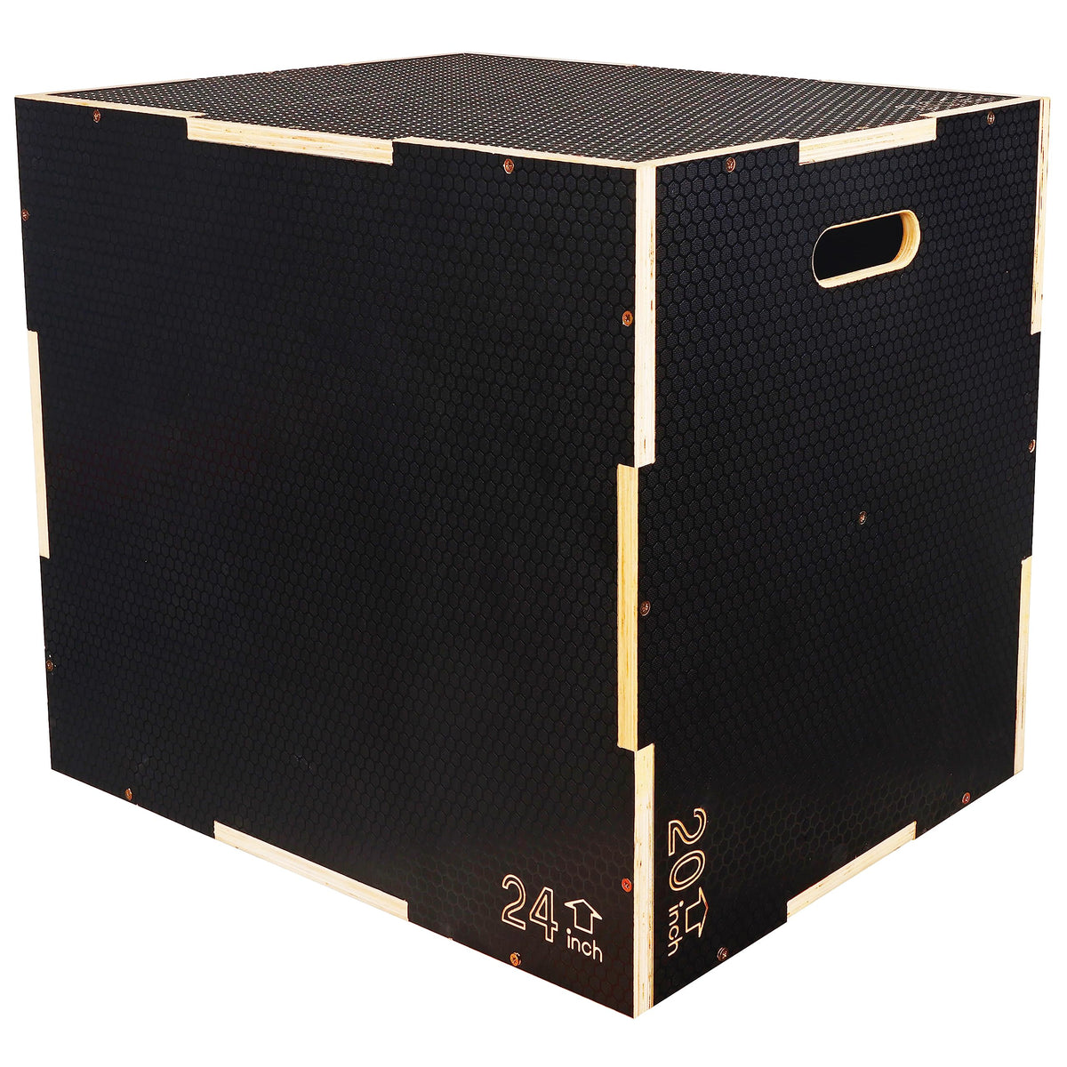 3 in 1 Non-Slip Wooden Plyo Box W593305