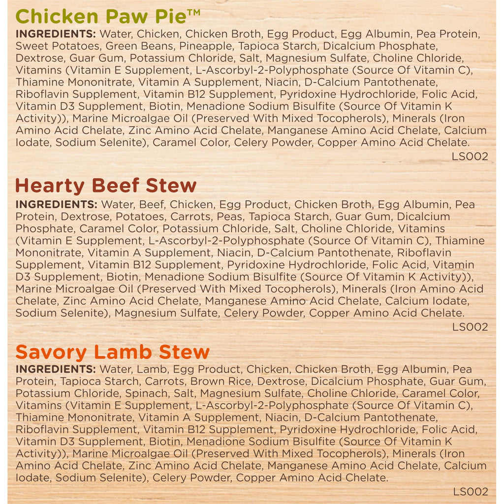 Savory Favorites Wet Dog Food Variety Pack, 8 oz Tubs E831339