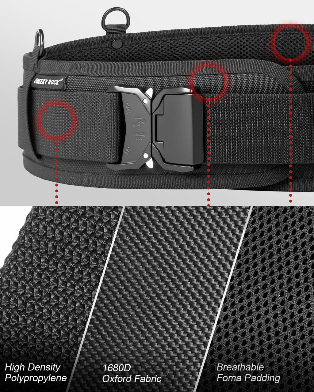 Padded Tool Belt with D Ring Q454897